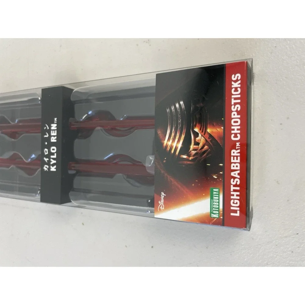 Disney Star Wars Chopsticks Kylo Ren  Kotobukiya Lightsabre Chopsticks Red
